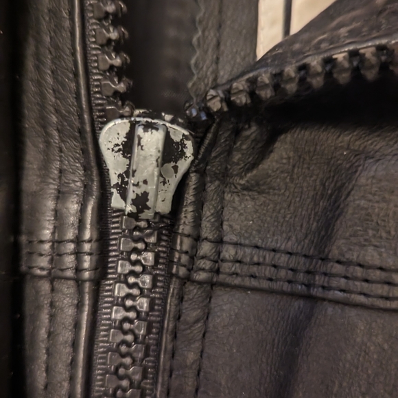 MENS SIZE 2XL Authentic WILSONS  Black Leather JACKET MAKE OFFER - Picture 3 of 4